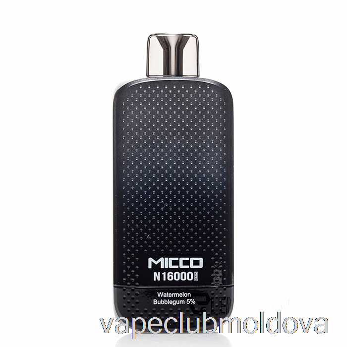 Kit Vape Pod Horizontech Micco N16000 De Unică Folosință Bubblegum Pepene Verde
